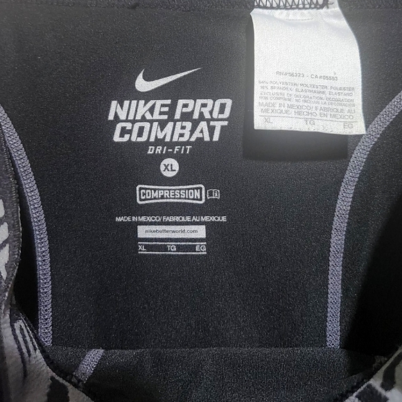 Nike Pro Combat Compression Top - Picture 1 of 9